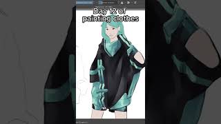 Drawing clothes is do satisfying speedpaint digitalart smallartist [upl. by Marlea]