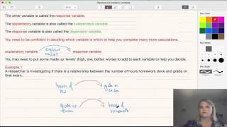 Response and explantory variables [upl. by Sil440]