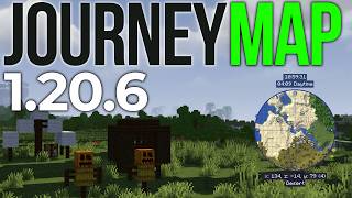 How To Add Journey Map to Minecraft 1206 [upl. by Cliffes]