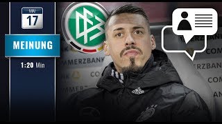 UserMeinungen zum DFBRücktritt von Sandro Wagner [upl. by Ardnasil]