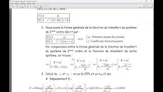 Exercice N°2 avec solution quotcommande des systèmes linéairesquot [upl. by Ahsatam158]