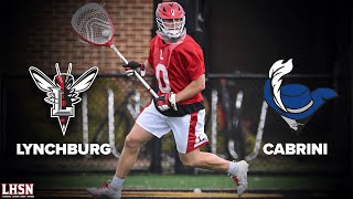 Lynchburg Hornets vs Cabrini University Cavalier Mens Lacrosse [upl. by Werdnaed]