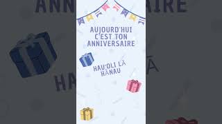 Aujourdhui cest ton anniversaire [upl. by Reyna]