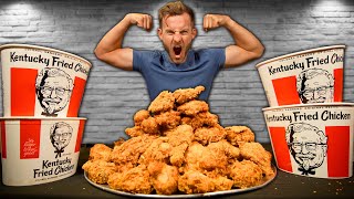 THE 50 PIECE KFC CHICKEN CHALLENGE [upl. by Assanav]