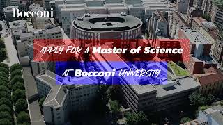 Ready for a Master of Science at Bocconi University [upl. by Okime]