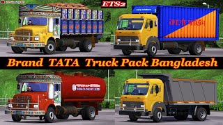 Ets2  Brand TATA Truck Packs Bangladesh Showcase [upl. by Okemak]