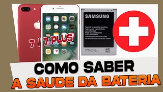 Como Saber a Saude da Bateria no iPhone 7 e 7 Plus [upl. by Seward]