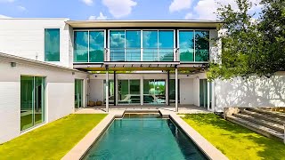 Inside A ONE OF A KIND MID CENTURY MODERN Home in Austin Texas [upl. by Idnir]