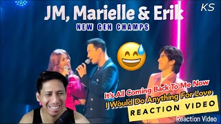 JM amp Marielle with Erik Santos  KS Reaction Video [upl. by Aicul692]