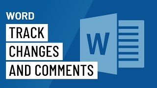 Word Track Changes and Comments [upl. by Ynalem137]