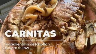 Carnitas 🔥🔥estilo Michoacan🔥🔥Receta súper sencilla [upl. by Alekal589]