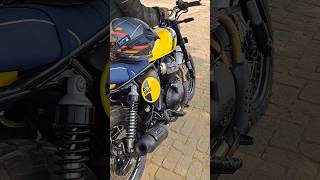 BEAR 650 LOUD EXHAUST NOTE 💥 gt650 interceptor650 bear650 royalenfield ytshorts shorts [upl. by Esirtal]