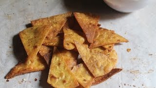 Corn Tortilla Chips Recipe  Salted Tortilla Chips Recipe [upl. by Alfie]