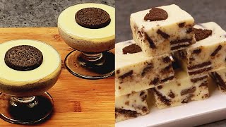 2 Best Oreo Dessert Recipes Oreo Dessert in 5 Minutes No Baking and No Gelatin [upl. by Kristofor26]