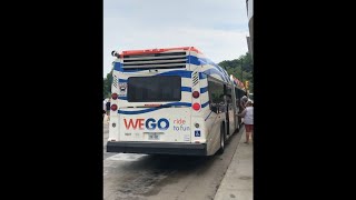 BIRTHDAY WEEK SPECIAL WEGO Niagara Falls Visitor Transit Bus 9007 Nova Bus LFX Green Line Part 1 [upl. by Forcier]