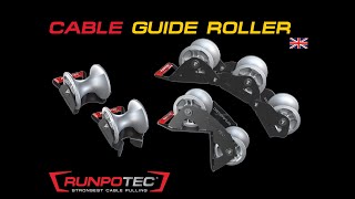 RUNPOTEC Cable guide roller  Roller Diameter Ø 130 mm [upl. by Aivatnwahs]