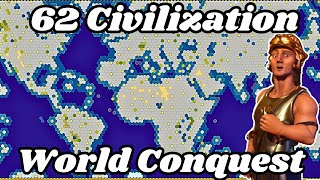 I Conquered All 62 Civilizations In Civilization 6  Supercut [upl. by Ettezoj724]