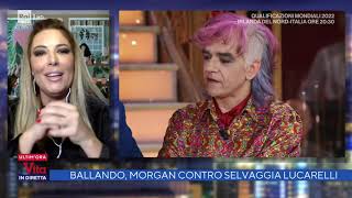 Ballando con le stelle lo scontro tra Morgan e Selvaggia Lucarelli  La vita in diretta 15112021 [upl. by Herv]