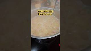 Macaroni soup macaroni shortsyoutube synthwave food lutongbahay trendshort viralshorts [upl. by Htiaf972]