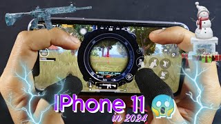 Best iPhone 11 Handcam 4 Finger Smooth  Extreme 60Fps pubgmobile [upl. by Marpet]