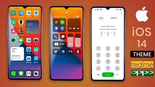 تثبيت ثيم الآيفون على أجهزة ريلمي لجميع الإصدارات [upl. by Yardna]
