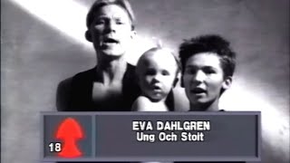 Eva Dahlgren – Ung Och Stolt Listan 1987 [upl. by Adniroc]