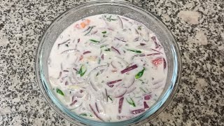 Sarlas  challas  salad  onion salad  with coconut milk [upl. by Netty]