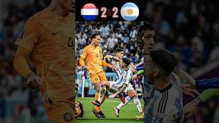 ARGENTINA 🆚️ NETHERLANDS 22 MATCH  football ronaldo shorts messi youtubeshorts cr7 soccer [upl. by Elrae793]