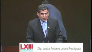 Dip Jesús López PAN  Exhorto a SHCP sobre Recursos Aprobados en PEF 2015 Anexo 30 [upl. by Malca797]