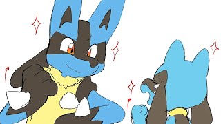 Lucario and Riolu [upl. by Aidni]