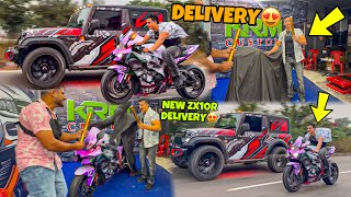 New Zx10r Delivery😍❤️  New Look😍  New Wrap Taking Delivery SUPERBIKE😍 [upl. by Nenney493]