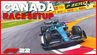 F1 22 Canada Setup  Patch 106 [upl. by Aicissej]