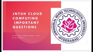 JNTUH cloud computing important questions r18r22Gun shot questions [upl. by Enirahtak]