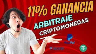 🤑 arbitraje de criptomonedas en venezuela 11 de ganancia 🔥 💥 sin bancos [upl. by Idola753]