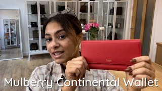 Mulberry Continental Wallet Review [upl. by Elleral]