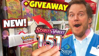 WE FOUND THEM  New SAMS CLUB Pokémon 151 Product is IN STOCK  GIVEAWAY [upl. by Enihpad]