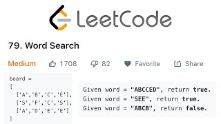 LeetCode Word Search Solution Explained  Java [upl. by Ramej]