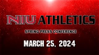 NIU Football 2024 PreSpring Press Conference [upl. by Noami]