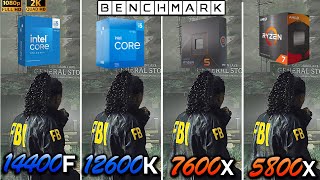 Intel i5 14400F vs i5 12600K vs Ryzen 7600X vs Ryzen 5800X  Test  1080p  1440p  RTX 4090 [upl. by Bent610]