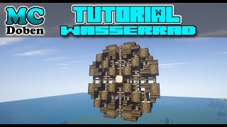 Minecraft Mittelalter Tutorial 2014  Mittelalterliche Stadt  Wasserrad [upl. by Obmar]