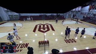 Wheaton Academy High School vs Wauconda High School Mens Freshman Basketball [upl. by Htezil411]