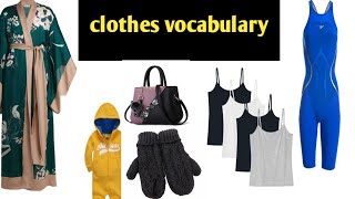 Clothes vocabularyClothes nameclothes name in Englishclothes name in English with picture [upl. by Terrence638]