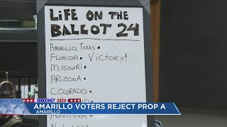 Group leaders speak after Prop A fails in Amarillo [upl. by Georgeanna]