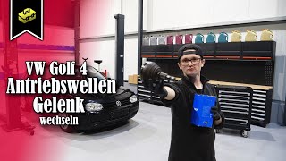 VW Golf 4 Antriebswellengelenk Wechseln  VW Golf 4 drive shaft joint replacement  VitjaWolf [upl. by Lletniuq]