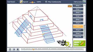 How to draw a Ziggurat [upl. by Ydur]