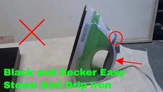 Black and Decker the classic steam iron not working [upl. by Wivestad]