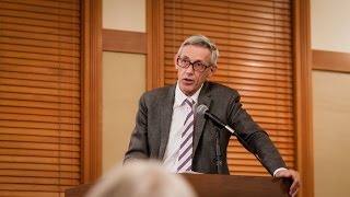 Sir Jonathan Bate reading “Ted Hughes EcoWarrior or EcoWorrier” [upl. by Ahcas]