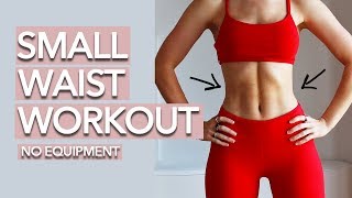 Small Waist Workout 10 Mins [upl. by Gawlas297]