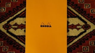 Rhodia Notebook  Review [upl. by Lamb213]