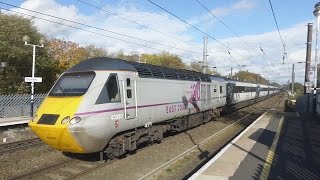 InterCity 125 HSTs at speed ECML [upl. by Maher]